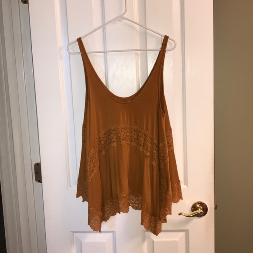 AE Soft & Sexy Burnt Orange Tank Size Large